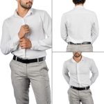 Designer White Long sleeve Shirt - Image 2
