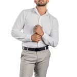Designer White Long sleeve Shirt - Image 3