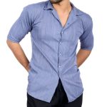Perwinkle Drop Shoulder Designer Tee