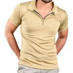 Textured Zip Polo