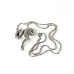 Stainless Steel Animal Snake Pendant Necklace