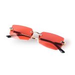 Y2K Rimless Rectangle Sunglasses