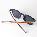 Vintage Wooden Frame Outdoor Ultralight Sunshade Glasses - Image 4