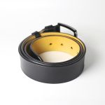 CEXIKA Pin Buckle Black Leather Belt - Image 4