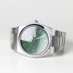 POEDAGAR Luxury Textured Dial Luminous Date Week Stainless Steel Watch - Image 2