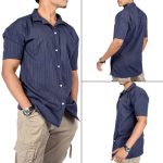 Independence Blue Shoulder Drop Tee - Image 2